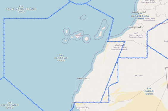 المغرب يشرف على إدارة 20% من المجال الجوي للصحراء