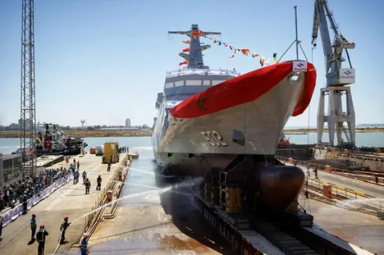 Espagne : Mise à flot du patrouilleur commandé par la Marine royale marocaine