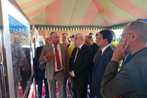 نزار بركة يطلق أشغال الشطر الثالث من الطريق السريع فاس – تاونات