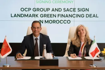 Maroc - Italie : OCP group et SACE signent un accord de financement vert de 365 M€