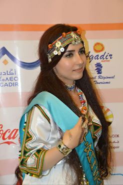 سهام العزوزي ملكة جمال الأمازيغ 2018