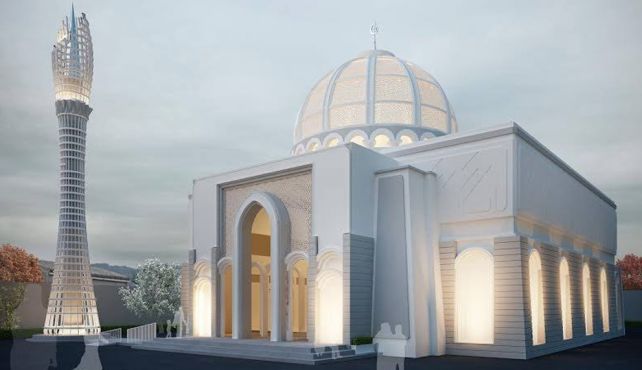 صورة لتصميم مسجد شيزوكا