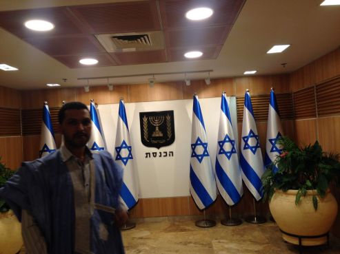 بعض أعضاء الوفد المغربي الذي يزور إسرائيل حاليا