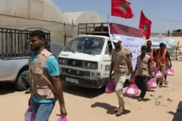 Morocco supports relief effort for displaced families in Gaza Strip