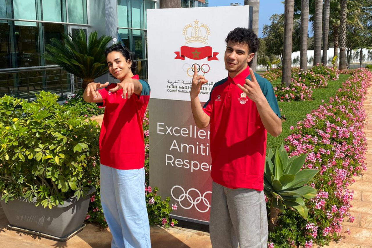 Africa's sole representatives Moroccan break-dancers Mallakh and El ...