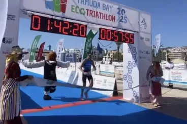 Moroccan triathletes shine at Tamuda Bay Eco Triathlon