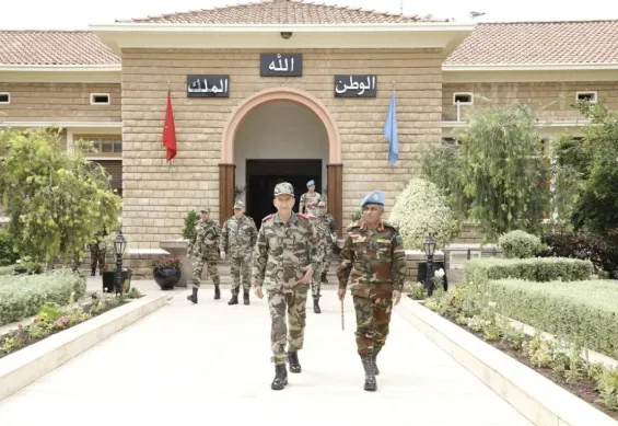 المفتش العام للقوات المسلحة الملكية يستقبل قائد قوة البعثة الأممية بالأقاليم الجنوبية للمملكة