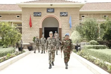 المفتش العام للقوات المسلحة الملكية يستقبل قائد قوة البعثة الأممية بالأقاليم الجنوبية للمملكة