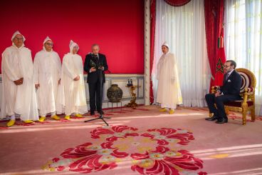 El Rey de Marruecos recibe a tres nuevos miembros del Consejo Superior del Poder Judicial