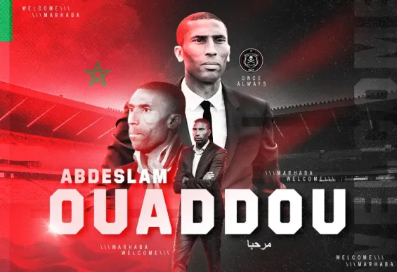 المغربي عبدالسلام وادو مدربا جديدا لنادي أورلاندو بايرتس الجنوب إفريقي