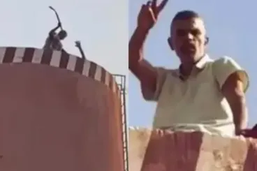 Man attempts suicide, attacks rescuer during water tank protest in Morocco