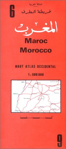 Carte routière : numéro 6 - Haut Atlas Occidental